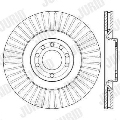 BREMSSCHEIBE JURID 562579JC 1