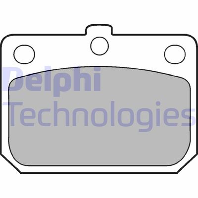 Комплект тормозных колодок, дисковый тормоз DELPHI LP74 для DAIHATSU CHARMANT