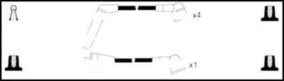 Комплект проводов зажигания LEMARK HOES1110 для HYUNDAI S COUPE