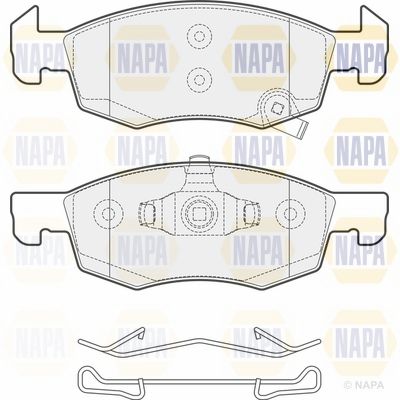 Brake Pad Set NAPA NBP1522