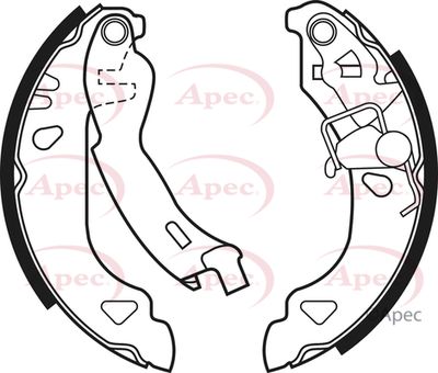 Brake Shoe Set APEC SHU508