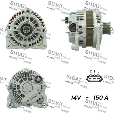 Генератор SIDAT A12MH0479 для RENAULT KOLEOS