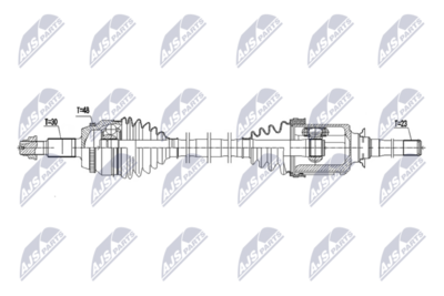 полуоска NTY NPW-TY-251