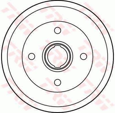 Тормозной барабан TRW DB4224 для HYUNDAI LANTRA