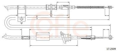 CABLU FRANA DE PARCARE