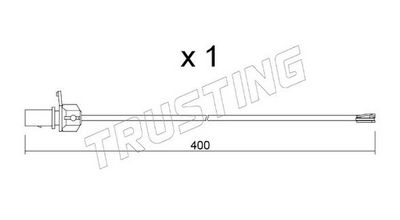 SENZOR DE AVERTIZARE UZURA PLACUTE DE FRANA