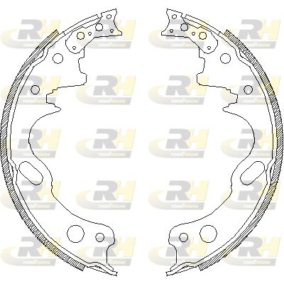 Комплект тормозных колодок ROADHOUSE 4425.00 для NISSAN CABSTAR