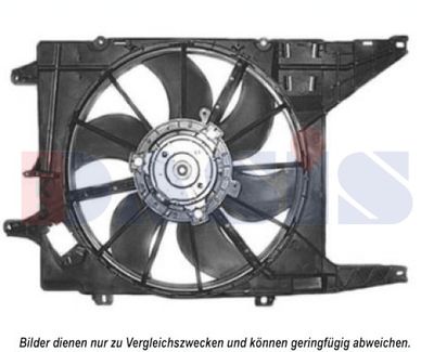 Вентилятор, охлаждение двигателя AKS DASIS 188025N для RENAULT LOGAN