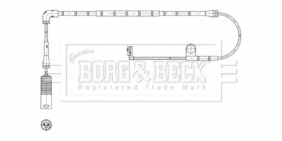 BORG & BECK BWL3211 Датчик износа тормозных колодок  для LAND ROVER RANGE ROVER (Ленд ровер Ранге ровер)