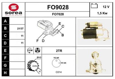 STARTER SNRA FO9028