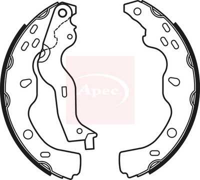 APEC Brake Shoe Set SHU722