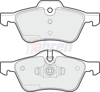 Fahren Brake Pad Set, disc brake FBP3066