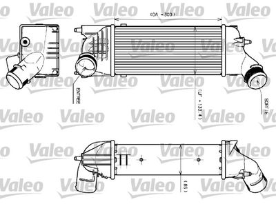 VALEO 817639 Інтеркулер для PEUGEOT (Пежо)