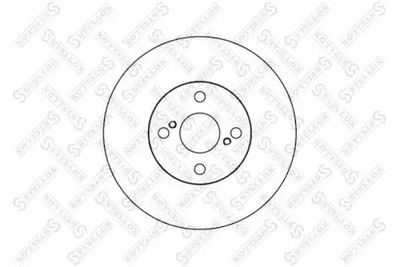 спирачен диск STELLOX 6020-4587-SX