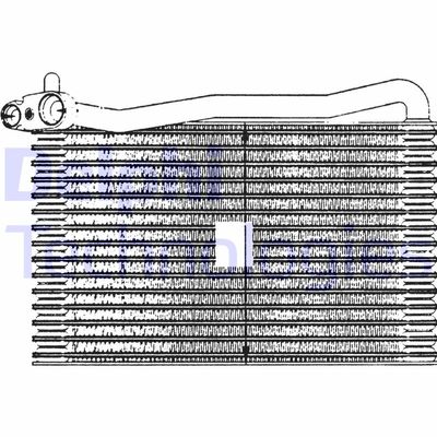 DELPHI Verdampfer, Klimaanlage (TSP0525007)