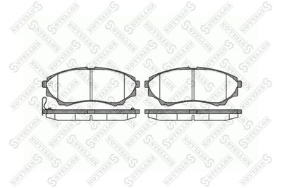 STELLOX 1162 000-SX Тормозные колодки и сигнализаторы  для MAZDA BT-50 Пикап (CD, UN) 2.5 MRZ-CD 4x4