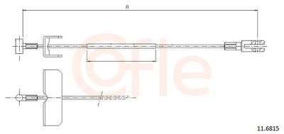 CABLU FRANA DE PARCARE