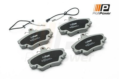 stabdžių trinkelių rinkinys, diskinis stabdys 1B1006 ProfiPower