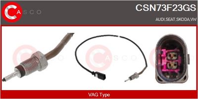 SENZOR TEMPERATURA GAZE EVACUARE CASCO CSN73F23GS