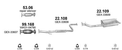 SISTEM DE ESAPAMENT POLMO POLMO00212