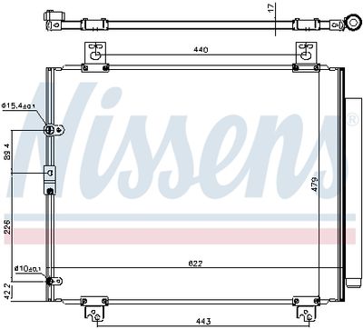 CONDENSATOR CLIMATIZARE NISSENS 940625 5