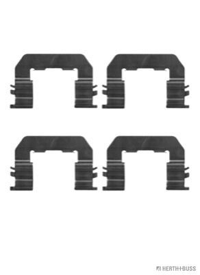 Комплектующие, колодки дискового тормоза HERTH+BUSS JAKOPARTS J3660512 для SSANGYONG KORANDO