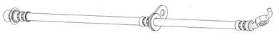 CEF 512621 Тормозной шланг для TOYOTA PREVIA II (_R3_) 2.0 D-4D (CLR30_)