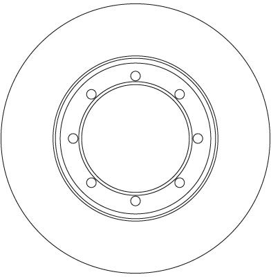 Bromsskiva TRW DF6372
