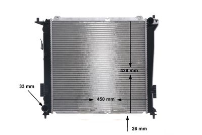 RADIATOR RACIRE MOTOR MAHLE CR1367000S 12