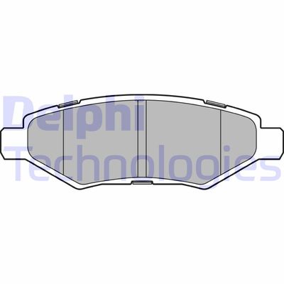 Комплект тормозных колодок, дисковый тормоз DELPHI LP3467 для CADILLAC SRX