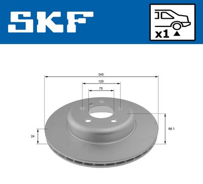 DISC FRANA SKF VKBD90456V1 1