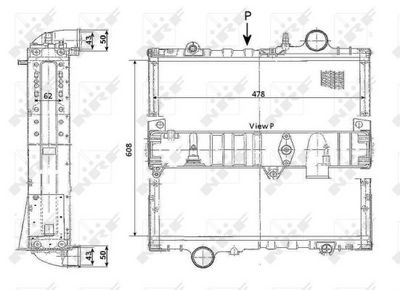 RADIATOR BATERIE DE ANTRENARE NRF 503340 4