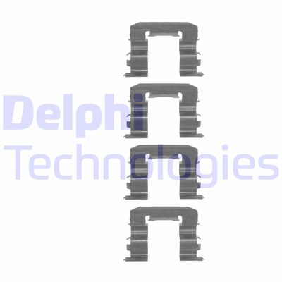Комплектующие, колодки дискового тормоза DELPHI LX0239 для NISSAN 200SX