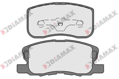 Комплект тормозных колодок, дисковый тормоз DIAMAX N09597 для MITSUBISHI COLT