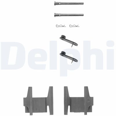 Zestaw akcesoriów, klocki hamulcowe DELPHI LX0151