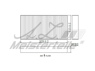 Филтър купе (поленов филтър) A.Z. Meisterteile AZMT-41-010-1567