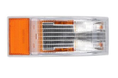 Knipperlicht voor Links/Rechts (kleur van het glas: oranje/wit, P21/5W, met lampvoet, pinnen: 3)