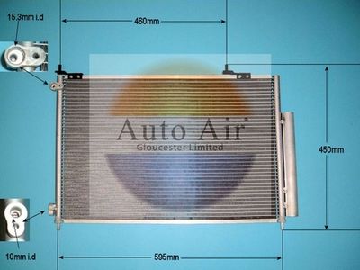 Condenser, air conditioning Auto Air Gloucester 16-1367