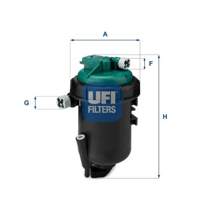 UFI 55.181.00 Топливный фильтр  для FIAT IDEA (Фиат Идеа)
