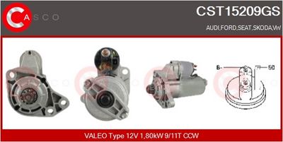 STARTER CASCO CST15209GS