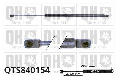 QUINTON HAZELL QTS840154 Амортизатор багажника и капота  для BMW 3 (Бмв 3)