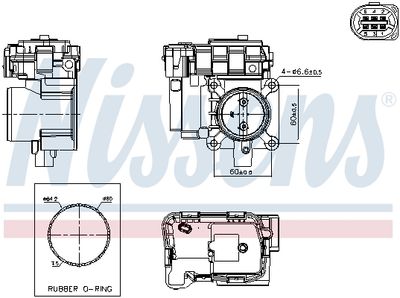 DROSSELKLAPPENSTUTZEN NISSENS 955263 6
