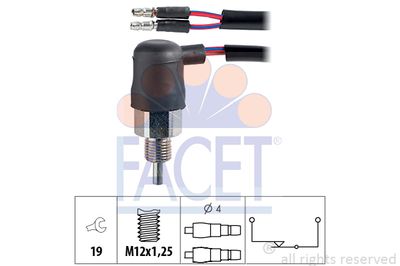Выключатель, фара заднего хода FACET 7.6047 для MITSUBISHI STARION