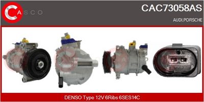 COMPRESOR CLIMATIZARE CASCO CAC73058AS