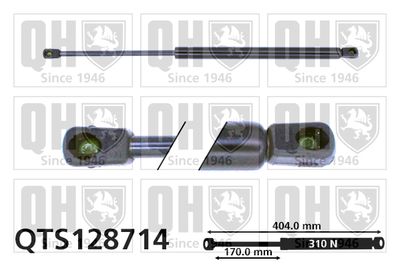QUINTON HAZELL QTS128714 Амортизатор багажника и капота  для AUDI A8 (Ауди А8)