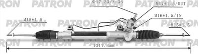 Рулевой механизм PATRON PSG3183 для TOYOTA HILUX