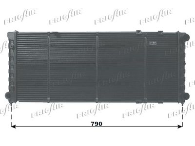 FRIGAIR 0110.2043 Радиатор охлаждения двигателя FRIGAIR для VW PASSAT B3/B4 Variant (3A5, 35I)