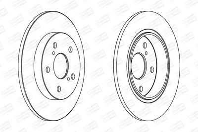BREMSSCHEIBE CHAMPION 562599CH 1