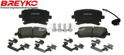 Zestaw klocków hamulcowych, hamulce tarczowe DAVID VASCO Q1557