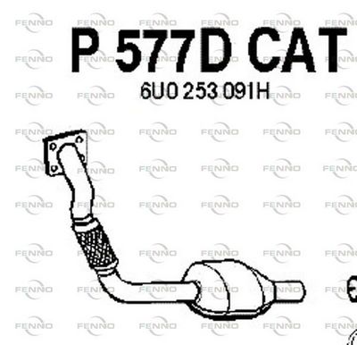 Катализатор FENNO P577DCAT для SKODA FELICIA